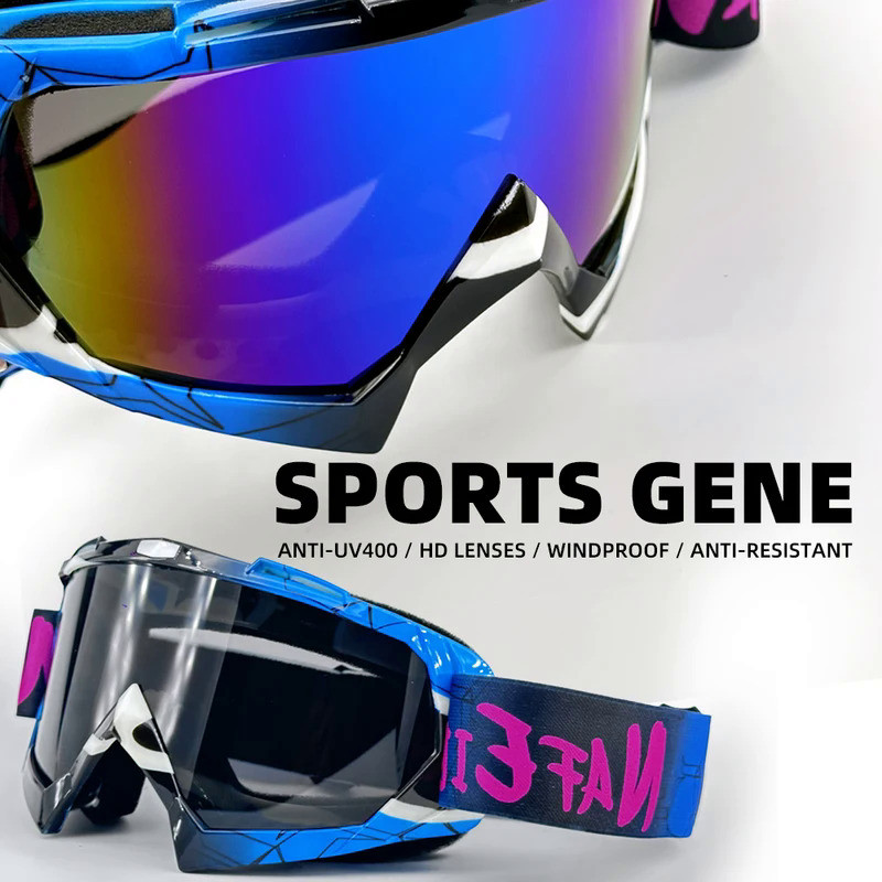 Adjustable Motocross Eyewear Ubelly Motorcycle Motocross ATV Racing Dirt Bike Tactical Riding Goggles That Fit Over Glasses