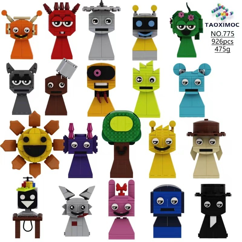 10/20pcs/set Sprunki incredibox ตัวต่อเลโก้ sprunki Building Block ...