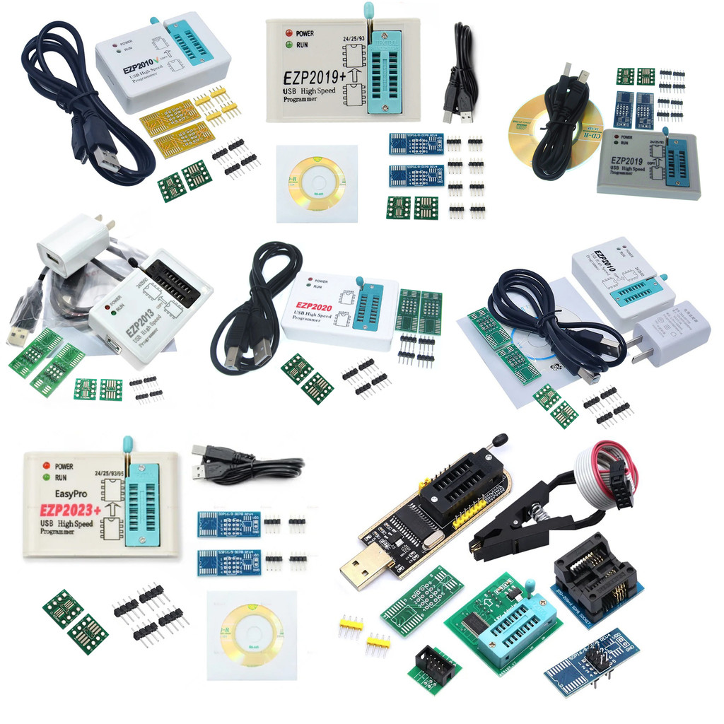 EZP2023 อะแดปเตอร์โปรแกรมเมอร์ USB SPI รองรับ EEPROM แฟลช Bios EZP2010V ...