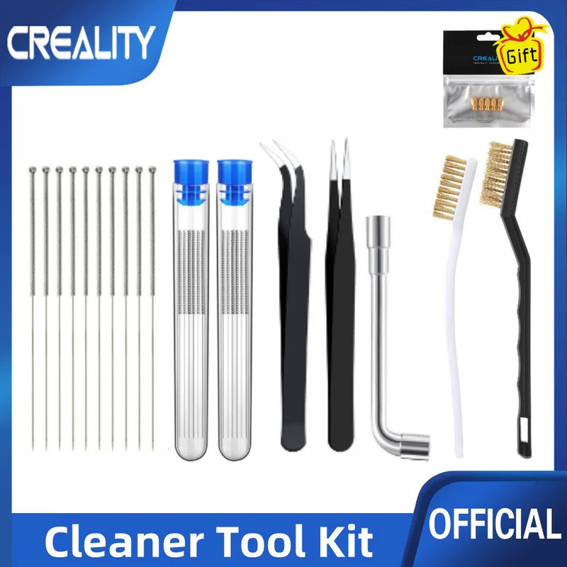 3D Printer Cleaner Tool Kit Copper Wire Brush Toothbrush Nozzle ...