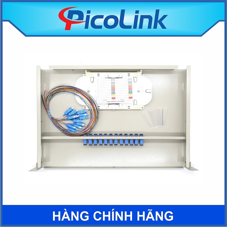 กล่องกระจายแสง Odf 12FO ติดตั้งกับแร็คมาตรฐาน LC/UPC - SC/UPC ...