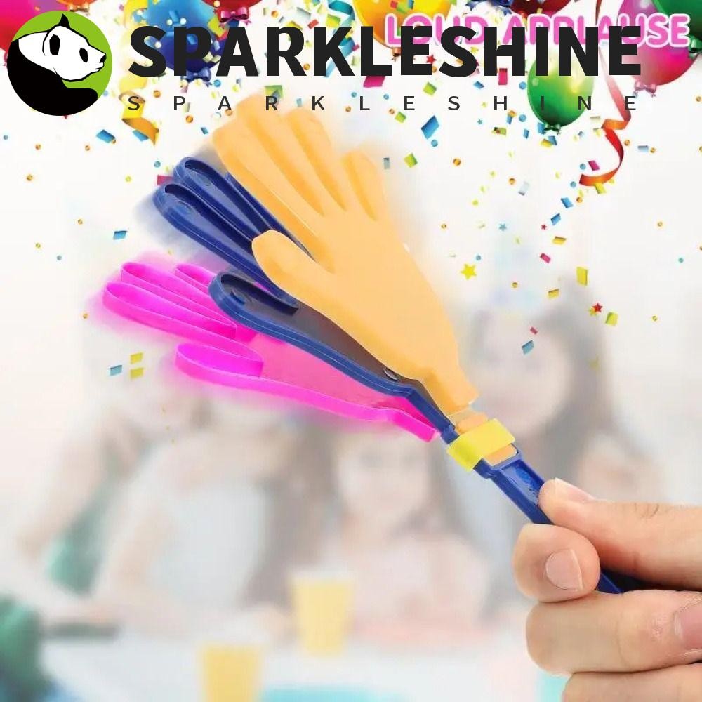 Sparkleshine เครื่องจับมือ 10 ชิ้น, สีสุ่ม Happy Cllapting Noise Maker ...