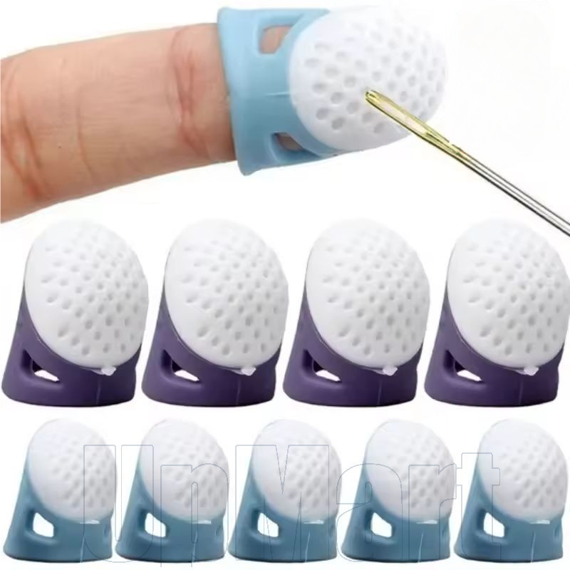 1/3/5 ชิ้นซิลิโคน Thimbles Finger Tips Protector - ผ้าคลุมนิ้วกันลื่น ...