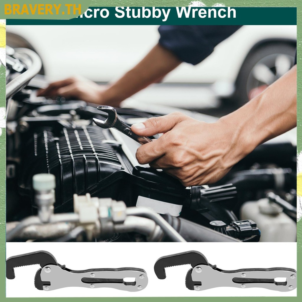 ประแจ ปากกาจับท่อ Stubby แบบพกพา Micro Self ปรับประแจสําหรับพื้นที่แน่น ...