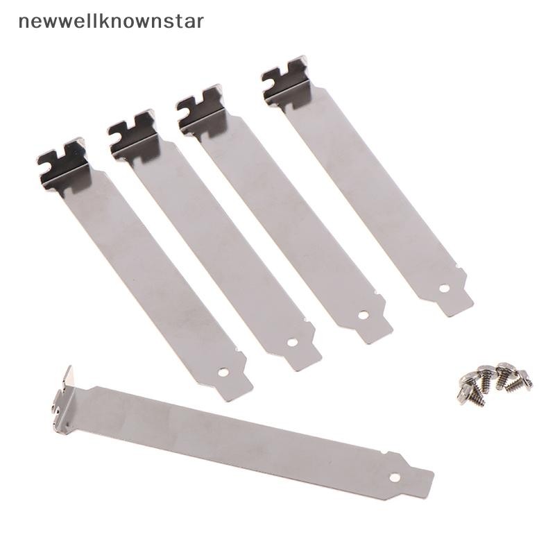 Newwellknownstar 5 ชิ้น PCI Slot Cover Bracket สําหรับ PCI ขยายกรองฝุ่น ...