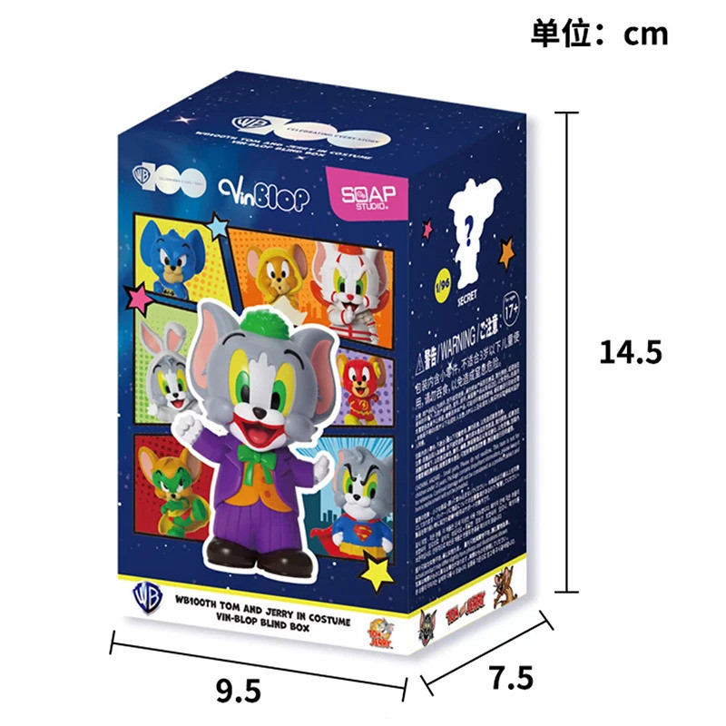 SOAP Studio Tom and Jerry อะนิเมะ VIN-blop Series blind BOX Tom