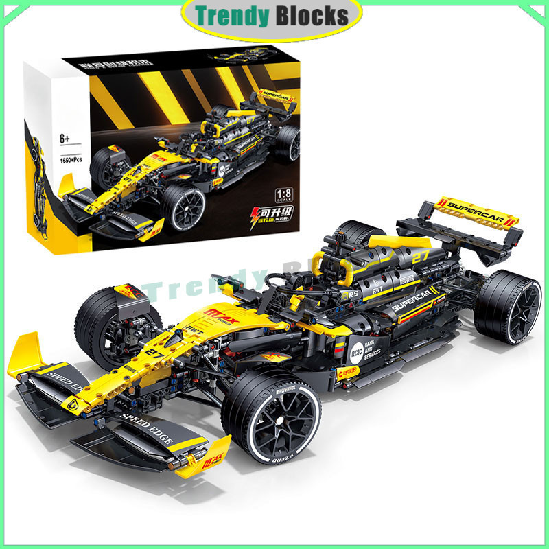 75205 Renault F1 Building Blocks 1:8 รีโมทคอนโทรล Technic Race Cars ...