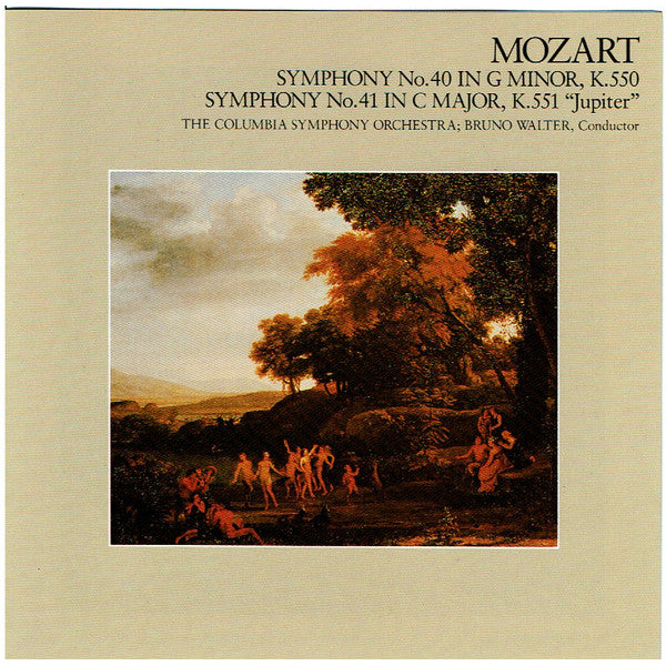 ซีดี Wolfgang Amadeus Mozart, Bruno Walter, Columbia Symphony Orchestra ...