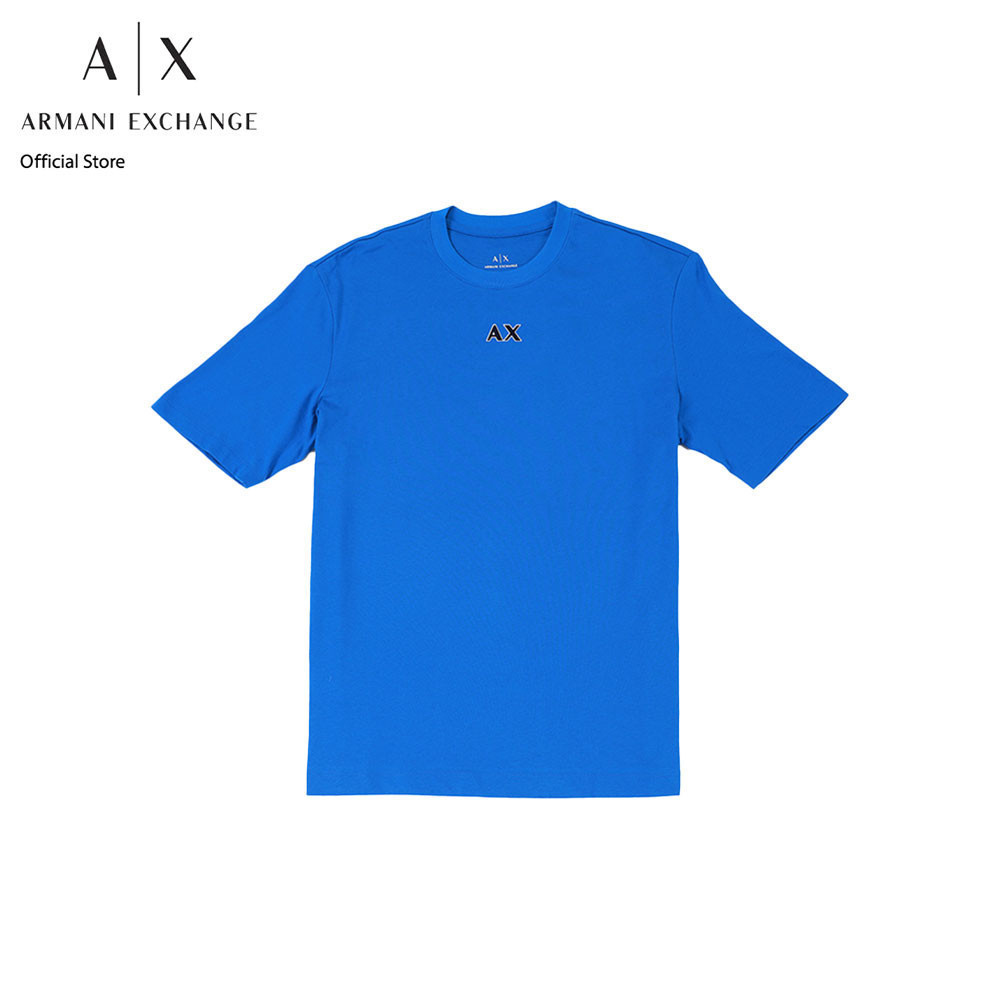 AX Armani Exchange เสื้อยืดผู้ชาย รุ่น AX 6DZTJV ZJLFZ15DS - สีฟ้า ...
