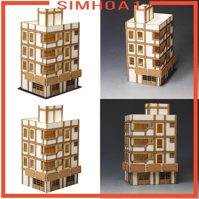 [Simhoa1] 1:144 Scale Architecture Building Model Kit City Building ...
