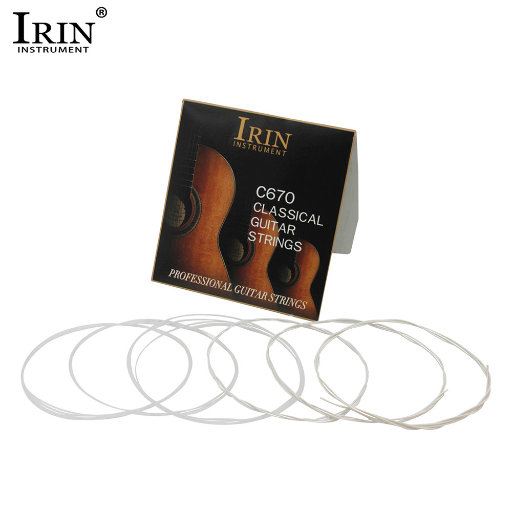 ใหม่--IRIN C670 Acoustic Classical Guitar Strings Nylon Silver Plated ...