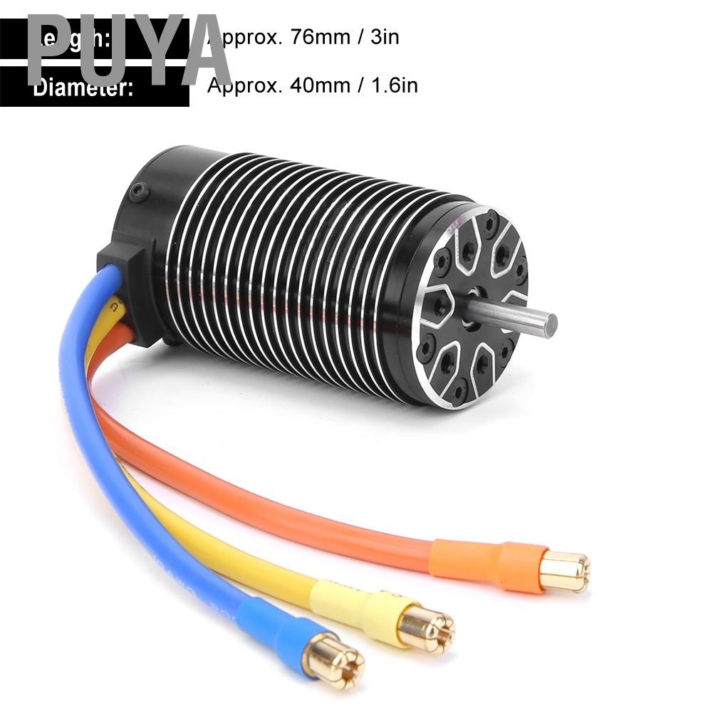 RC Motor 2845 Brushless 5000/5900KV - Wasserdicht 4 Pole Für 1/12 1/14 Auto