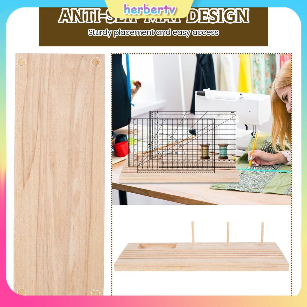 Quilting Ruler Rack 5 Slot Quilting Ruler Holder Nonslip Ruler Storage ...