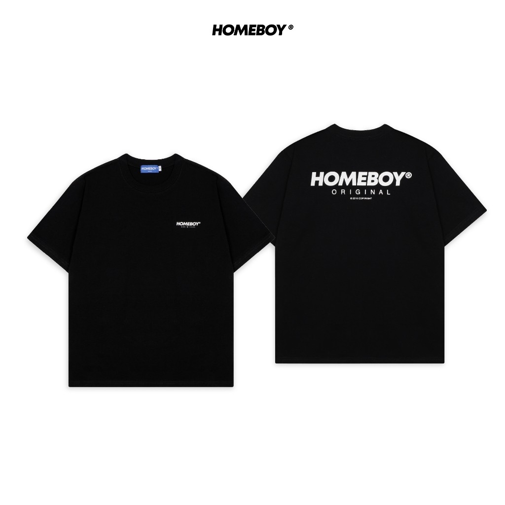 HOMEBOY เสื้อยืด UNISEX รุ่น HB.BASIC.LOGO tee | Shopee Thailand