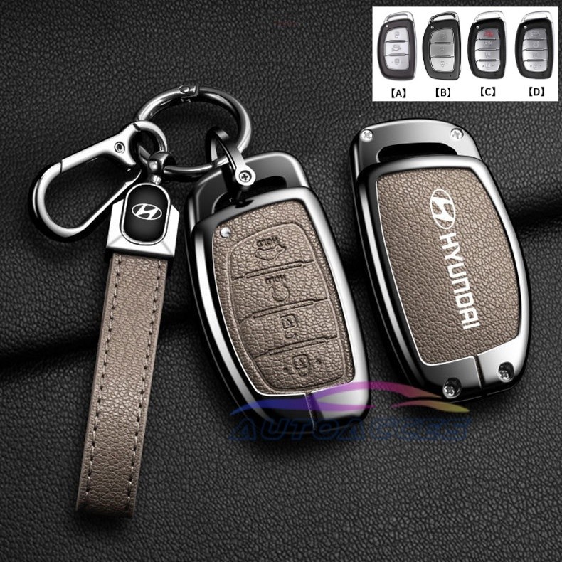 Reemplazo De Carcasa De Llave Remota De Coche De 3 Boton Apto Para Hyundai / Santa / Sonata / Tucson Accent I30 I40 I45 - AliExprs