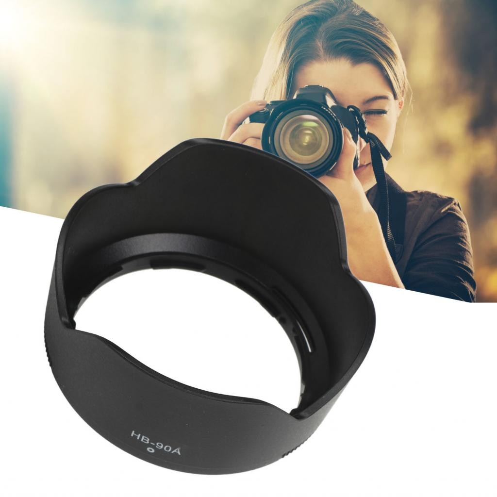 HB90A Lens Hood Hood Anti Fingerprint กล้องดาบปลายปืนสำหรับการเปลี่ยน ...