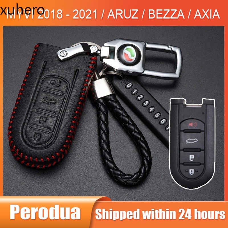 สําหรับperodua Bezza Axia Aruz Myvi 2018 - 2021Remote Keyหนังกรณีพวง ...