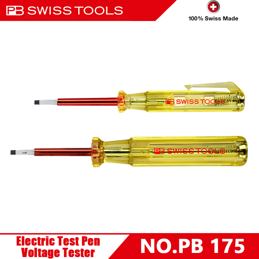 Pb SWISS Tools ปากกาทดสอบไฟฟ้า ไขควงไฟฟ้า เครื่องทดสอบแรงดันไฟฟ้า วัสดุ ...