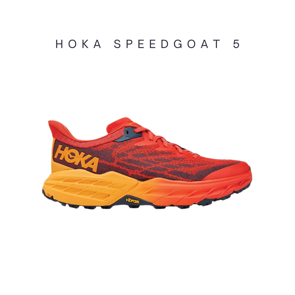 [พร้อมส่ง] HOKA SPEEDGOAT 5 WIDE (หน้ากว้าง) Red/Orange 1123159 FRYL ...