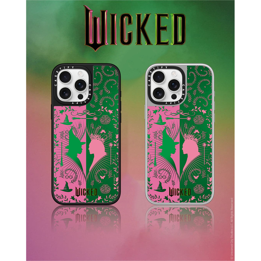 Casetify X Wicked Elphaba และ Glinda Symmetry Portrait Case Magic ...