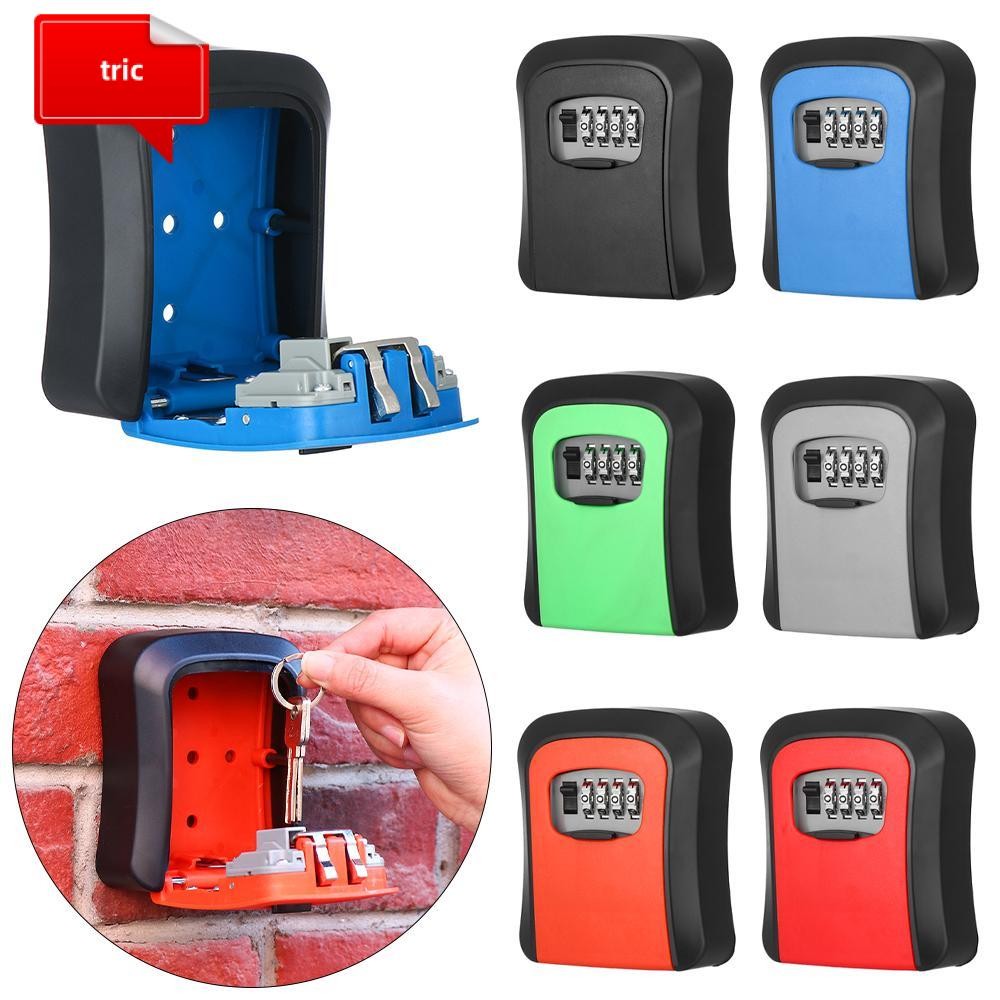 Tric Secure Boxes Engineering Plastic 4-Digit รหัสผ่านติดผนังตู้เซฟ ...