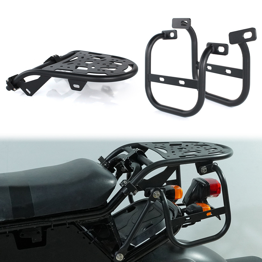 รถจักรยานยนต์ด้านหลัง Rack กระเป๋าเดินทาง Rack Fit สําหรับ Honda Ruckus ...