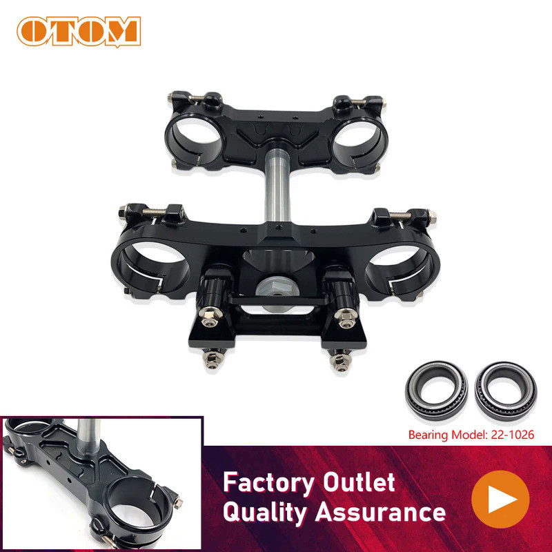 Mo OTOM CNC Triple Tree Clamps Steering Stem And Handlebar Riser Mount ...