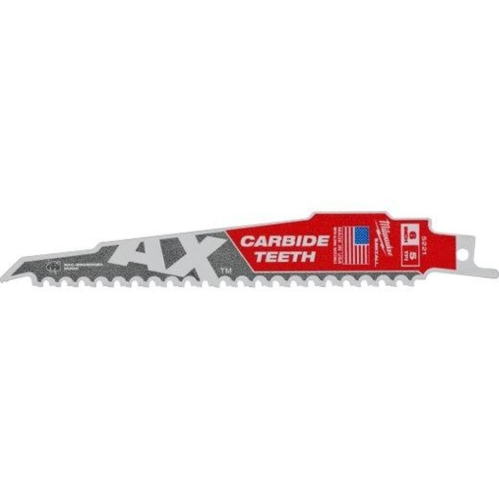 Milwaukee 48-00-52xx ใบเลื่อยชักซอว์ซอล 6 9 นิ้ว 5 7 TPI ฟันคาร์ไบด์ ...