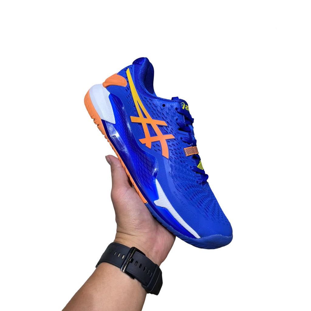 Clyz Asics เจลความละเอียด9ผู้ชายมืออาชีพรองเท้าเทนนิส R9 Cushioned ...