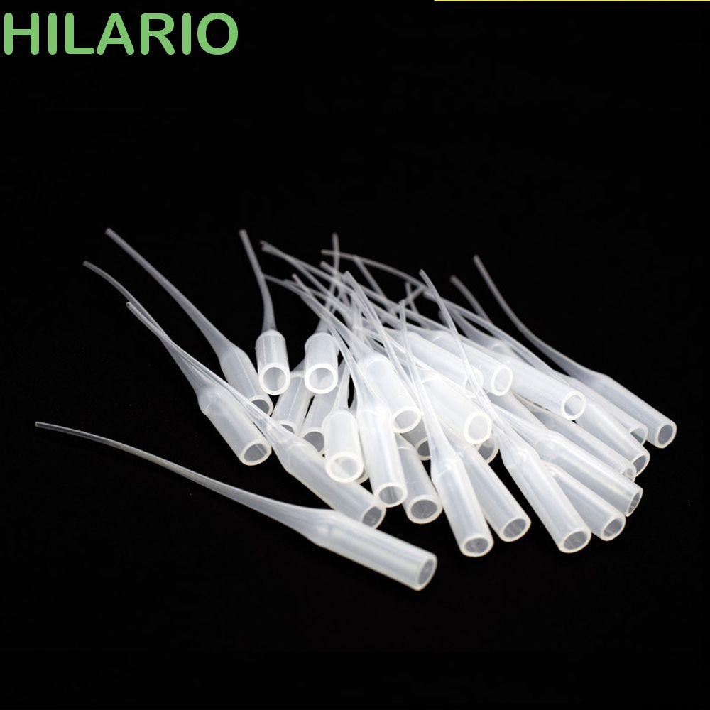 Hilario กาว Extender สีขาว 100 ชิ้น Dropper Lab Dispensing กาวขวดเคล็ด ...