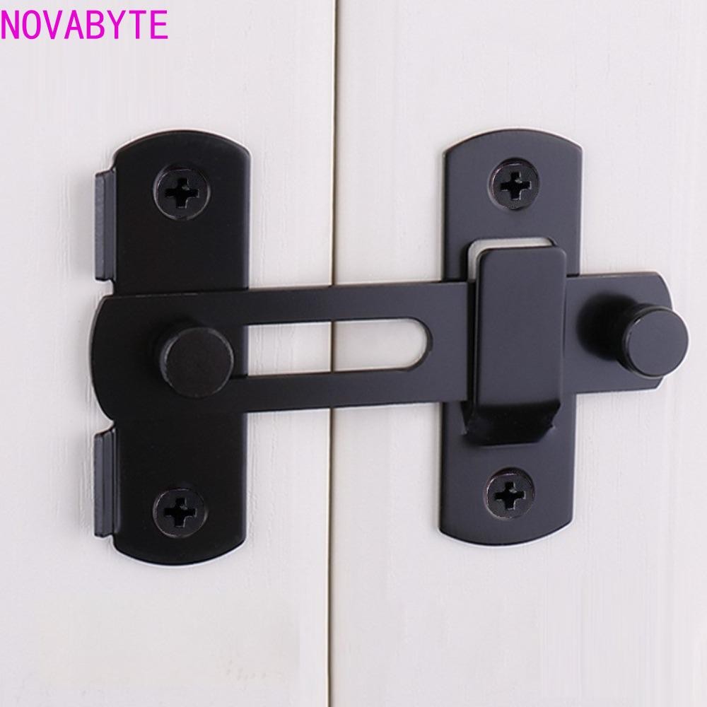 NOVABYTE Barn Lock Toggle Guard 90 180 องศาบานเลื่อนประตูโรงนาตู้กลอน ...