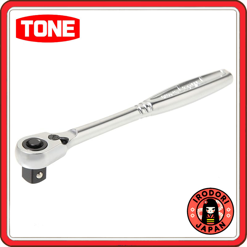 TONE Compact Ratchet Handle RH3CH & RH4CH, 9.5mm and 12.7mm Drive Sizes ...