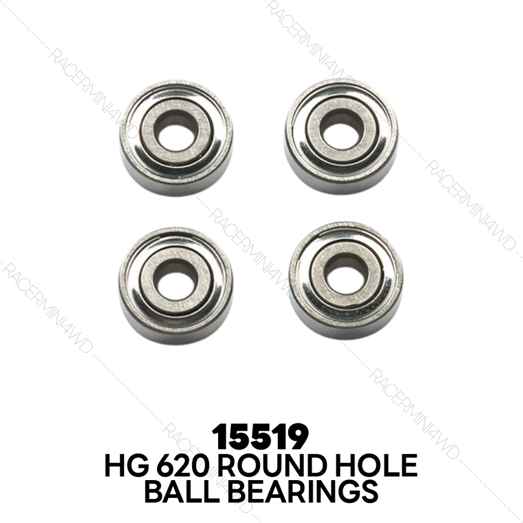TAMIYA 15519 Mini 4WD 620 HG Round Hole Ball Bearings (4pcs