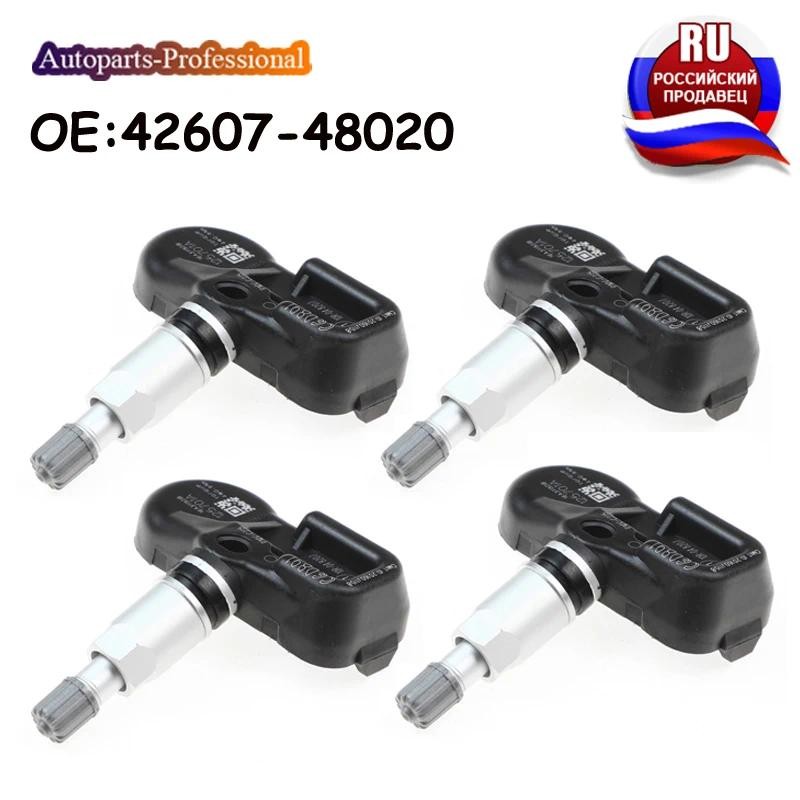 4 ชิ้น 42607-48020 4260748020 Pmv-c215 รถ TPMS เซ็นเซอร์ความดันยาง ...