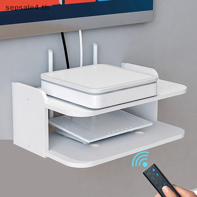 # sepsale # 2 ชั้นลอยชั้นวาง Wifi Router Layer Multi Tap Outlet Set Top ...