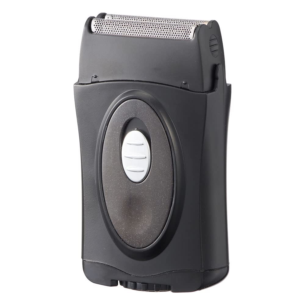 OHM Shaver, Battery Operated, Washable, 2 Blades, Pocket Size, Black HB ...
