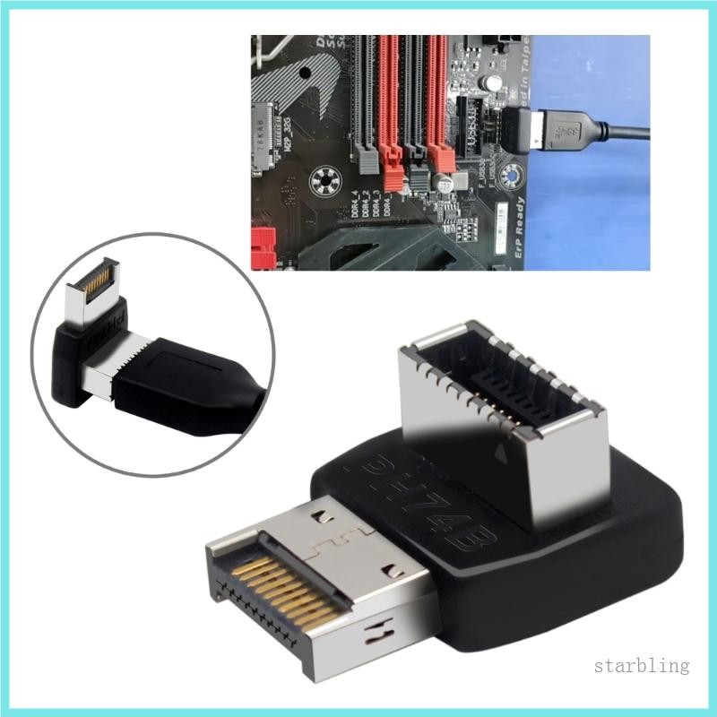 Star USB 3 1 Type E อะแดปเตอร์ 90 องศา USB Type E เมนบอร์ดคอมพิวเตอร์ ...