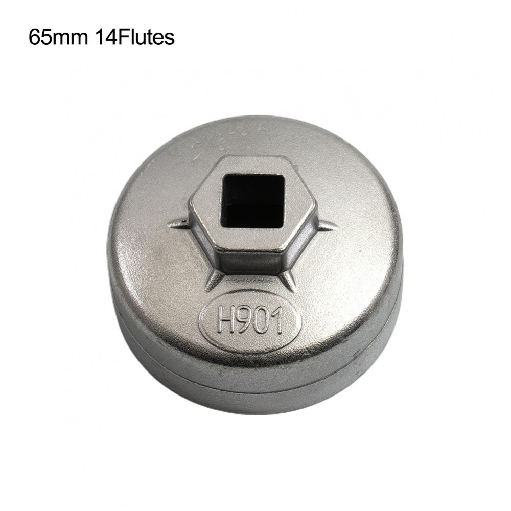 Clé à Filtre à Huile Style Cup - Compatible Ford, Peugeot, Renault, Seat - 80mm X 14 Cannelures, 3/8"
