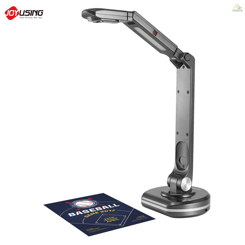 thumbnail image 2 of Generic 2-Pack JoyUsing V500S 8.0 MP Document Camera - 100x Digital Zoom Function Built In Microphone Autofocus Lens Flexible Arms And Get 1 Free N300 Streaming 3 0 Mp Web Camera 2 of 13