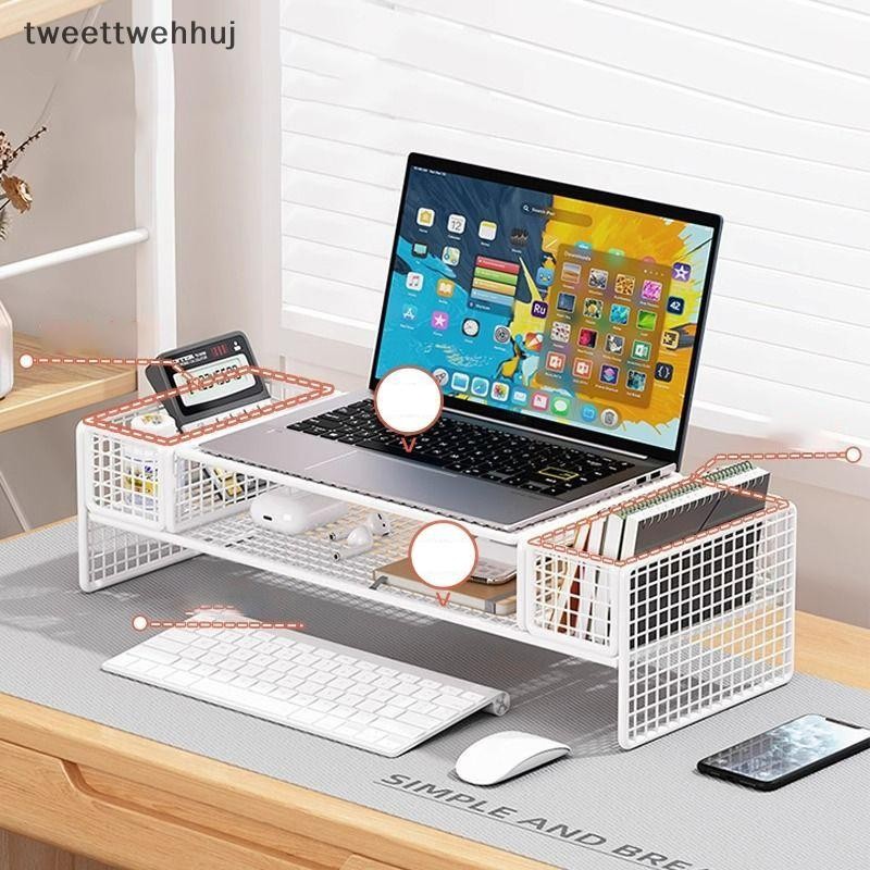 Tw Double-Deck คอมพิวเตอร์ Monitor Riser ผู้ถือ PC หน้าจอขาตั้งวงเล็บ ...