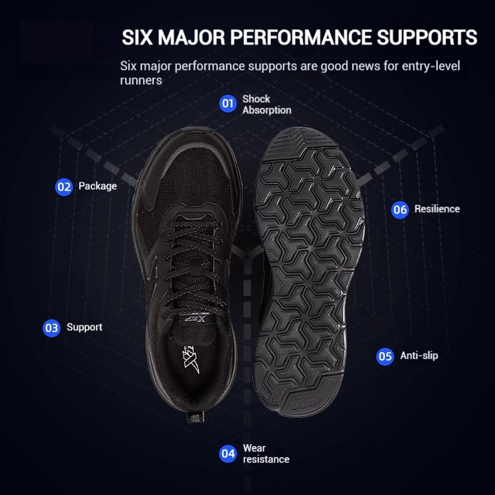 【xtep】New runner | วิ่งรองเท้าผู้ชายฤดูร้อนสีดํากีฬารองเท้าลําลองตาข่ายระบายอากาศ — รองเท้ากีฬา แบรนด์ Xtep ของแท้ 100% เช็คราคาจาก Shopee Lazada thumbnail 4