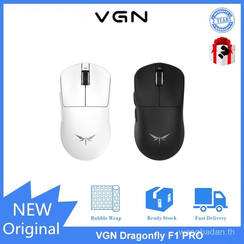 Vgn Dragonfly F1 Pro/F1 MOBA/F1 Pro Max เมาส์โหมดคู่ไร้สาย 2.4G แบบมี ...