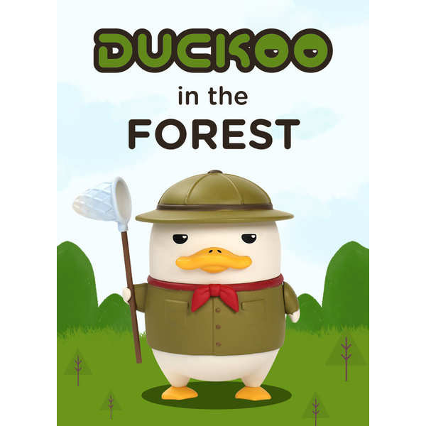 ของแท้ POP MART duckoo Camping Duck Series รูปตุ๊กตา Mystery Box uckoo ...
