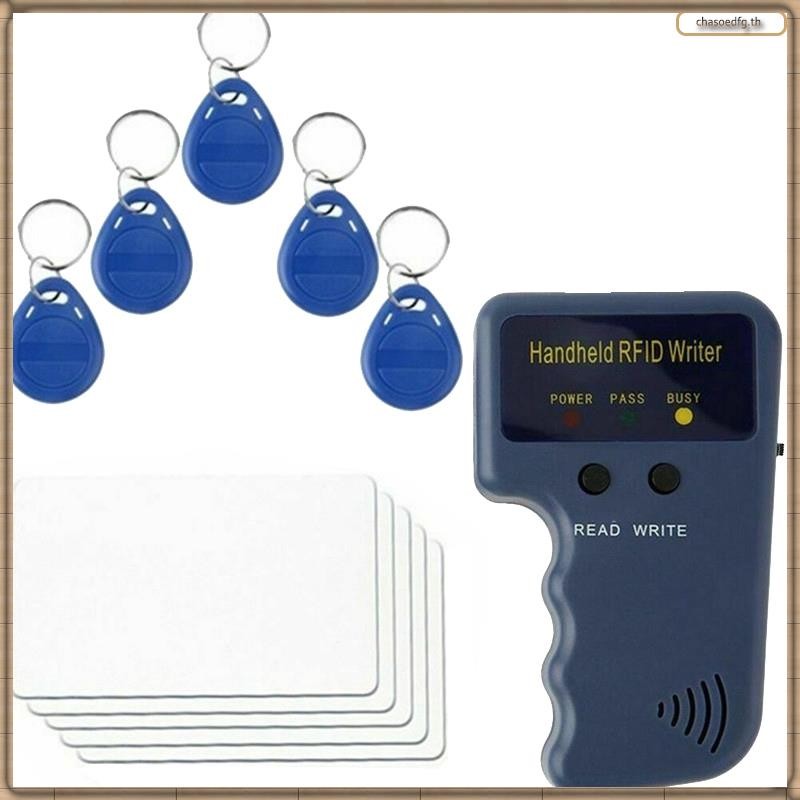 [BP] 1 ชุด EM4100 RFID Copier Writer Duplicator Reader + T5577 EM4305 ...