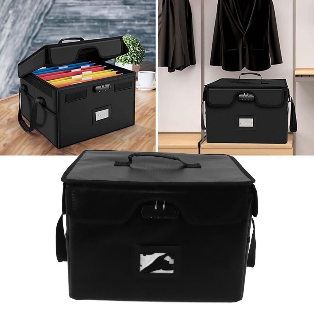 FireProof Storage Fileing File Box File File File Resistant Water ...