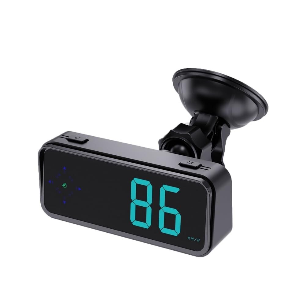 2024 MINI LED Digital Speedometer GPS Car HUD Head Up Display mph/kmh ...