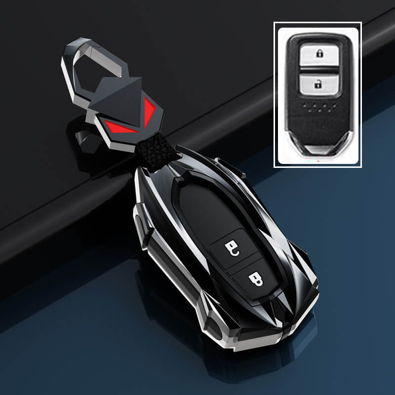 Batman โลหะกุญแจรถสําหรับ Honda WRV CRV City Civic FC BRV Accord HRV ...