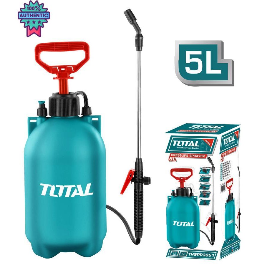 TOTAL ถังพ่นยา ชนิดมือโยก 5 ลิตร รุ่น THSPP3051 HAND PRESSURE SPRAYER ...
