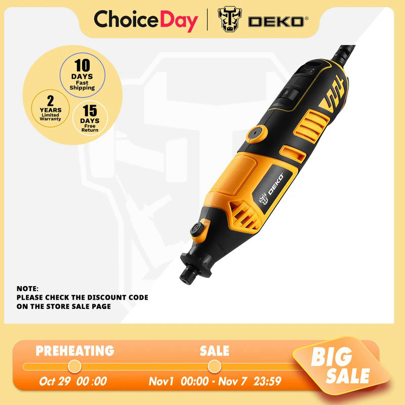 DEKO 220v Rotary Tool Kit Power Hand Rotary Tools Mini for Wood/Metal ...