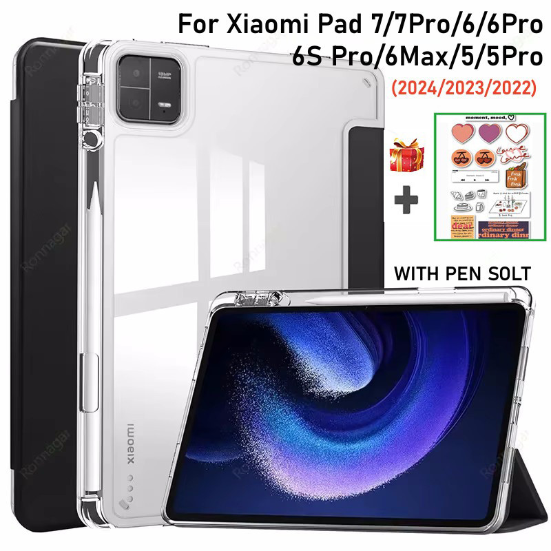 Housse + Verre Trempé 9H Pour Xiaomi MiPad 7 / Mi Pad 7 Pro 11.2 - Porte-Stylo Magnétique Et Protection Totale